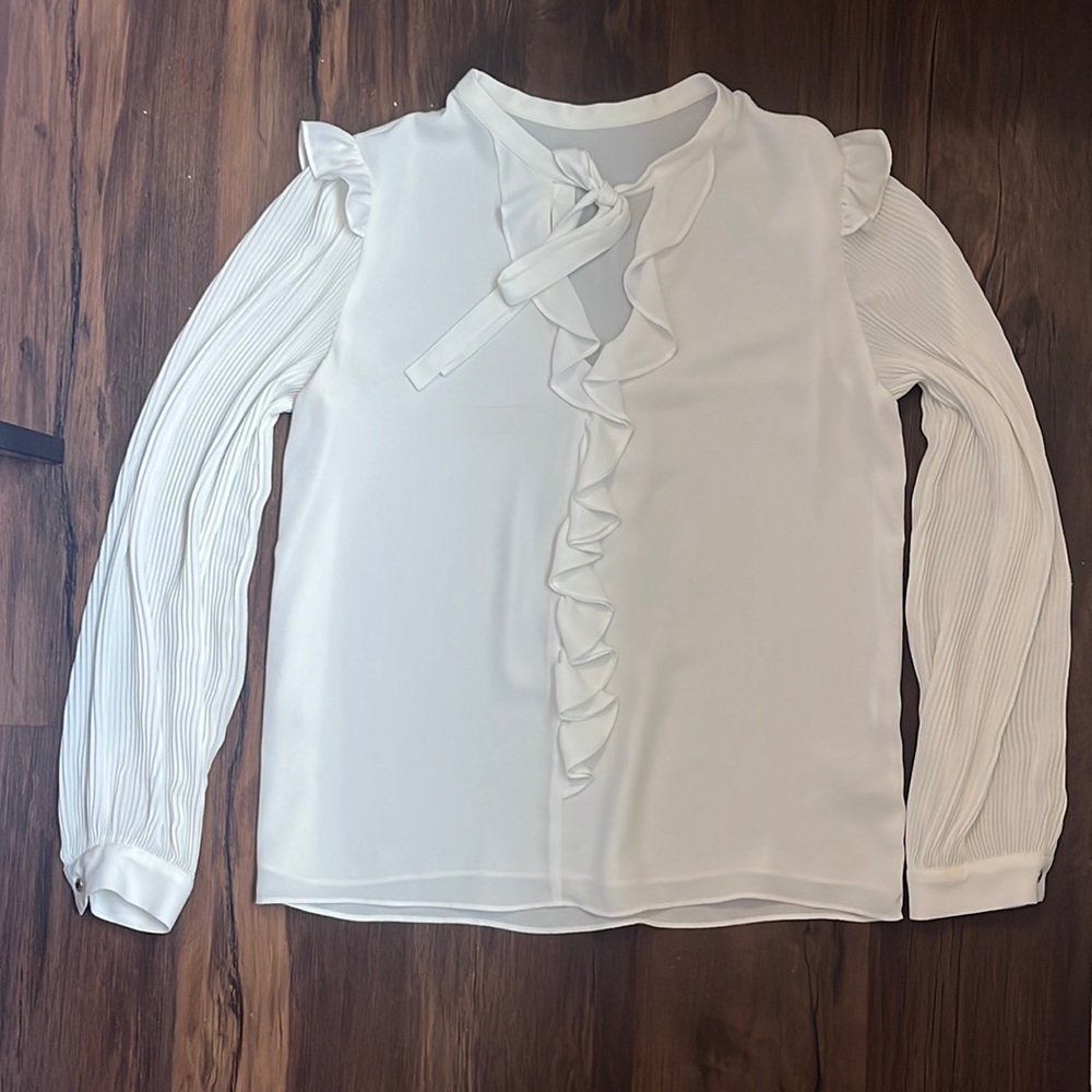 Flash Sale: Ralph Lauren Tie-Neck Blouse, size medium